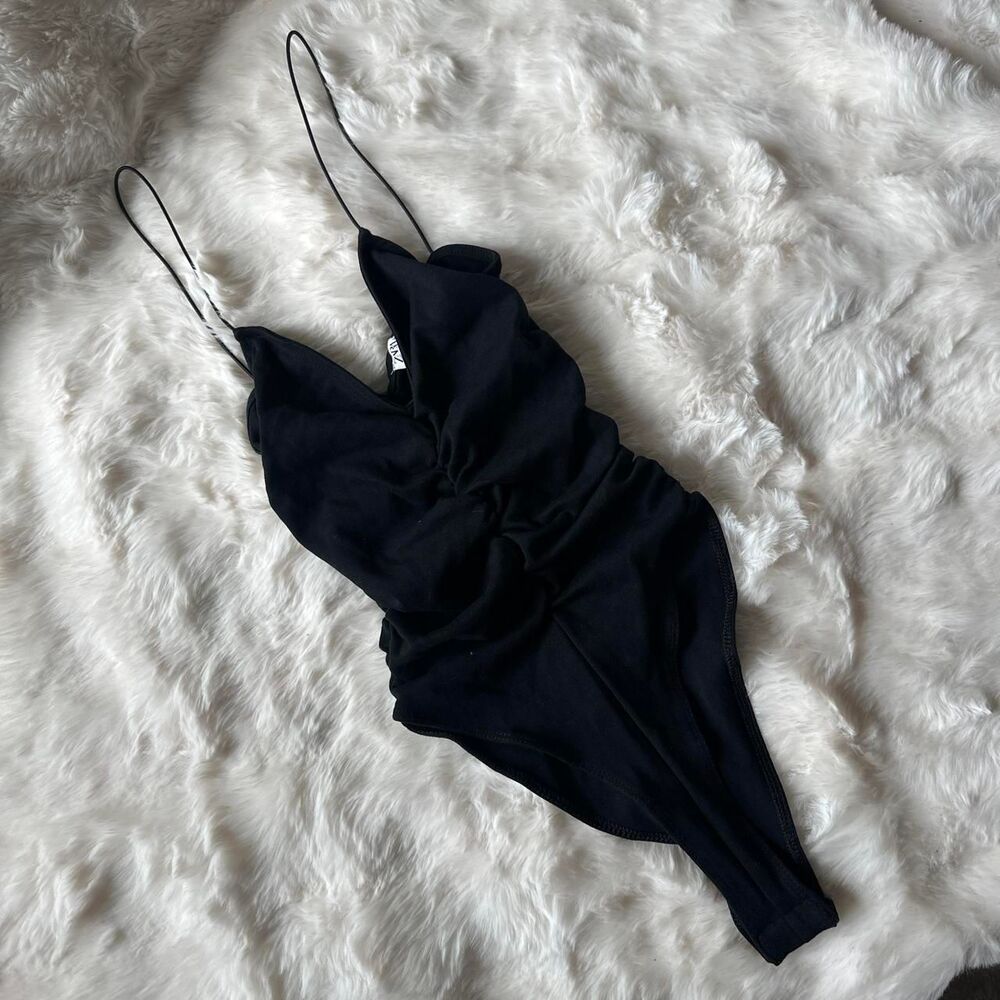 Zara Women's Black Bodysuit